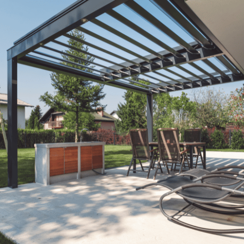 small conservatory extension - Pergolas